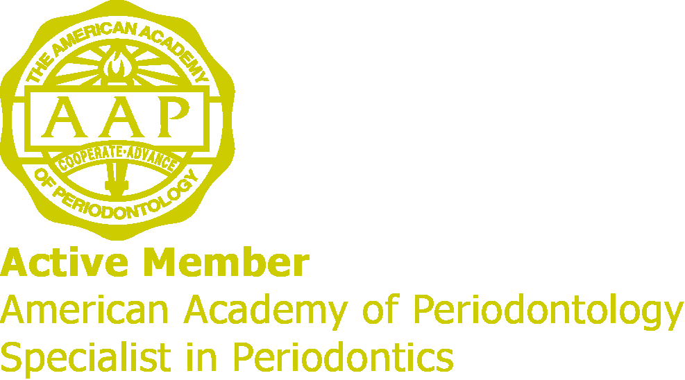periodontist logo for on-staff gum specialist