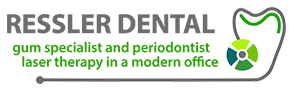 LASER GUM TREATMENT DENTIST AND PERIODONTIST LOGO